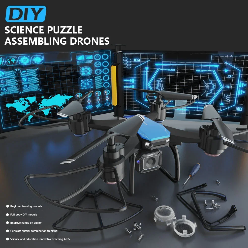 JJRC H108 DIY Teaching Assembl - огляд і ціна Drone Racing Camera